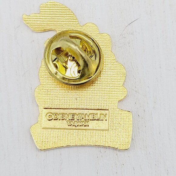 Vintage Disneyland Pin Amblin Who Framed Roger Rabbit Benny the Cab Taxi Gold - Picture 3 of 3